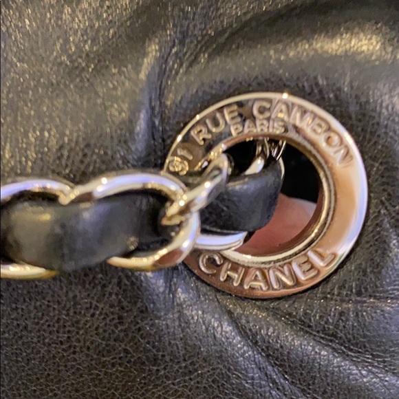 SOLD 🔴 Chanel Crinkled Lamb Backpack Black - Picture 11 of 16